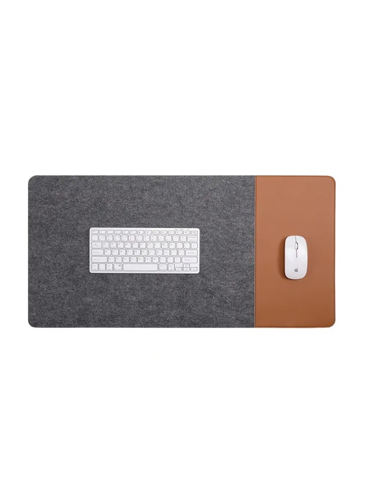 Felt Leather Desk Mat