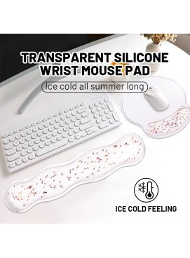 Transparent Silicone Mouse Pad Set