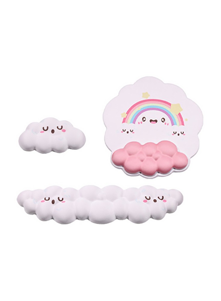 Colorful Cloud Mouse Pad Set