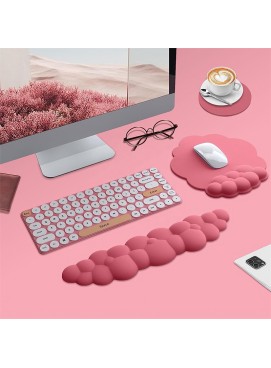 Soft PU Memory Foam Mouse Pad Set