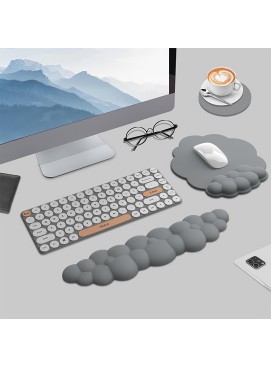 Keyboard Cloud Wrist Rest Set