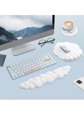 Keyboard Wrist Rest Cloud Pad Set