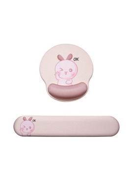 Rabbit Wrist Rest Mouse Pad Set