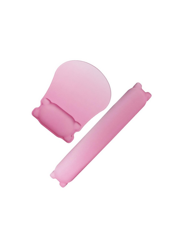 High-Density Memory Foam Keyboard and Mouse Pad Set