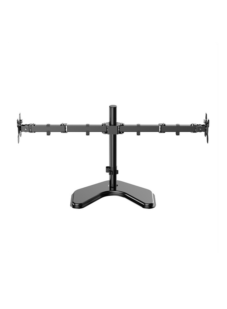 Dual Monitor Adjustable Desktop Stand