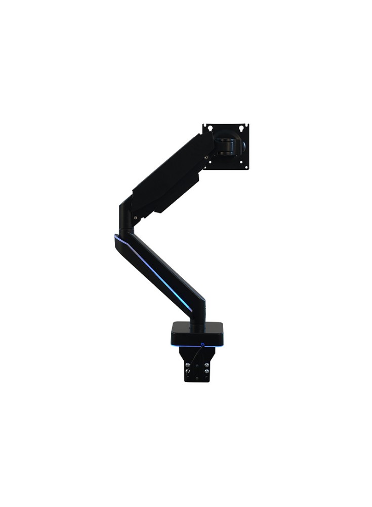 Adjustable RGB Light Single Monitor Stand