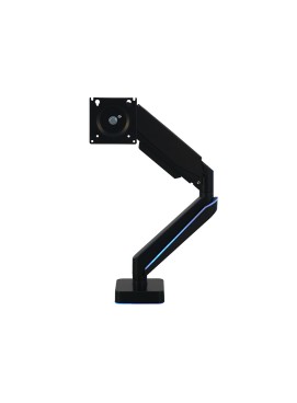 Adjustable RGB Light Single Monitor Stand