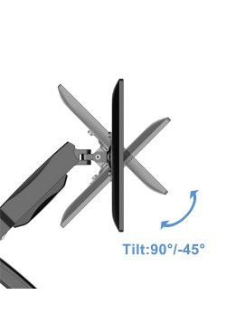C-type Gas Spring Monitor Stand